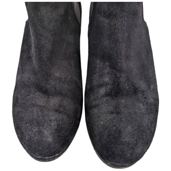 Rag & Bone Ankle Boots Booties Devon Suede Leather Heeled Black Women's 40 - Picture 6 of 15